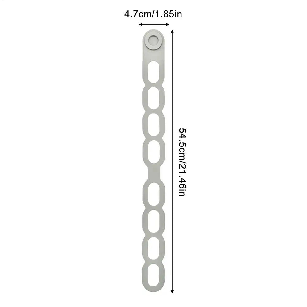 Universal Reusable Lid Fixing Strap Silicone Adjustable Fixing Strap for Lunch Box Bowls Pots Outdoor Tableware Tool
