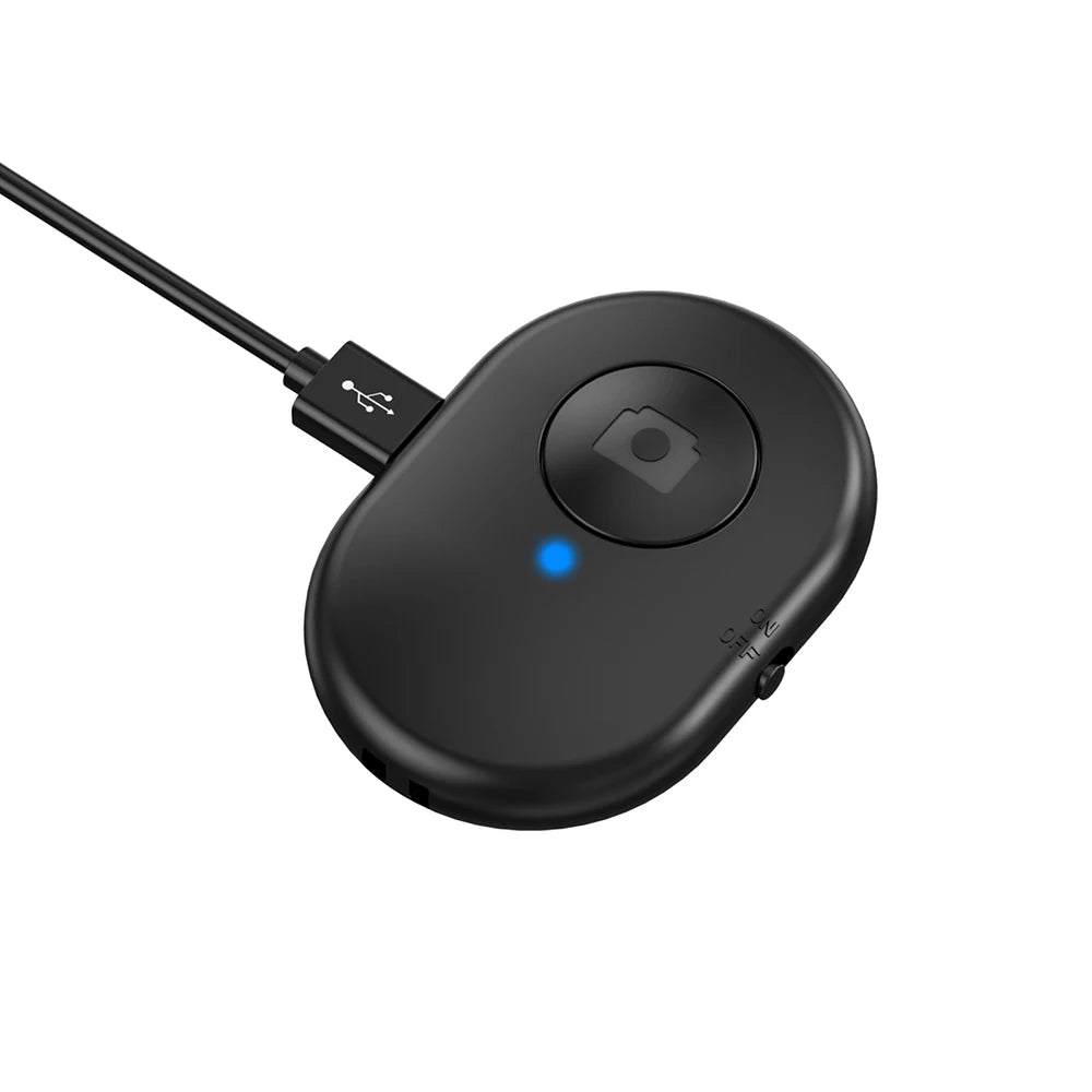 Mini Wireless Selfie Remote Control Bluetooth-compatible Controller 1 Button with Micro USB Charging Cable For IOS Android
