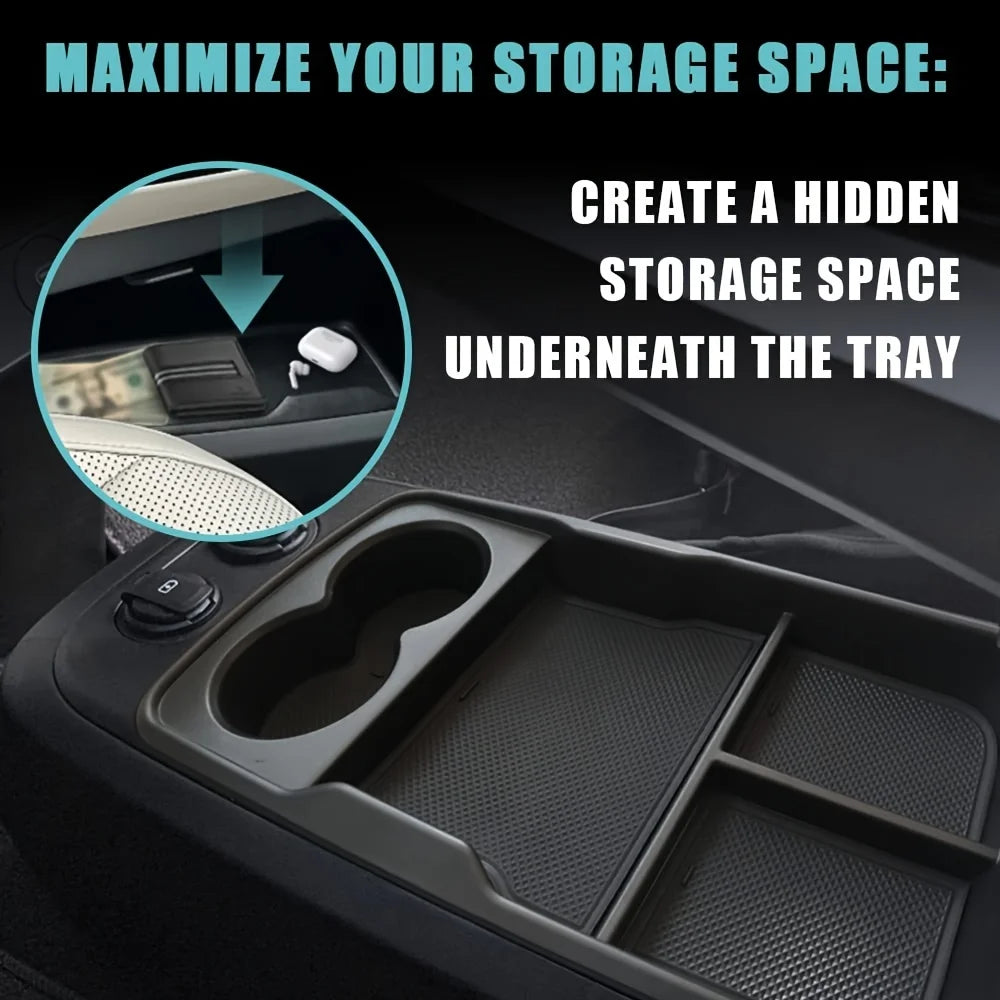 Fit for KIA EV6 Center Console Organizer (2022-2025 Models) Durable Organizer Box for EV6 Interior 2022- 2025 Versions