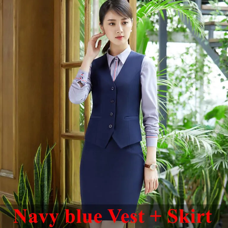 Naviu High Quality Women Stripe Vest New Arrives Autumn Clothes For Office Ladies Fashion Tops Work Wear