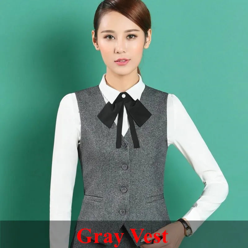 Naviu High Quality Women Stripe Vest New Arrives Autumn Clothes For Office Ladies Fashion Tops Work Wear