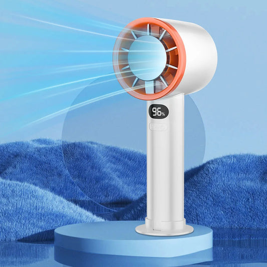 Wireless Air Circulators Mini Pocket For Camping Hiking Fishing Summer Cooling Portable Hand Fan Ice Induced Eddy Current Fan