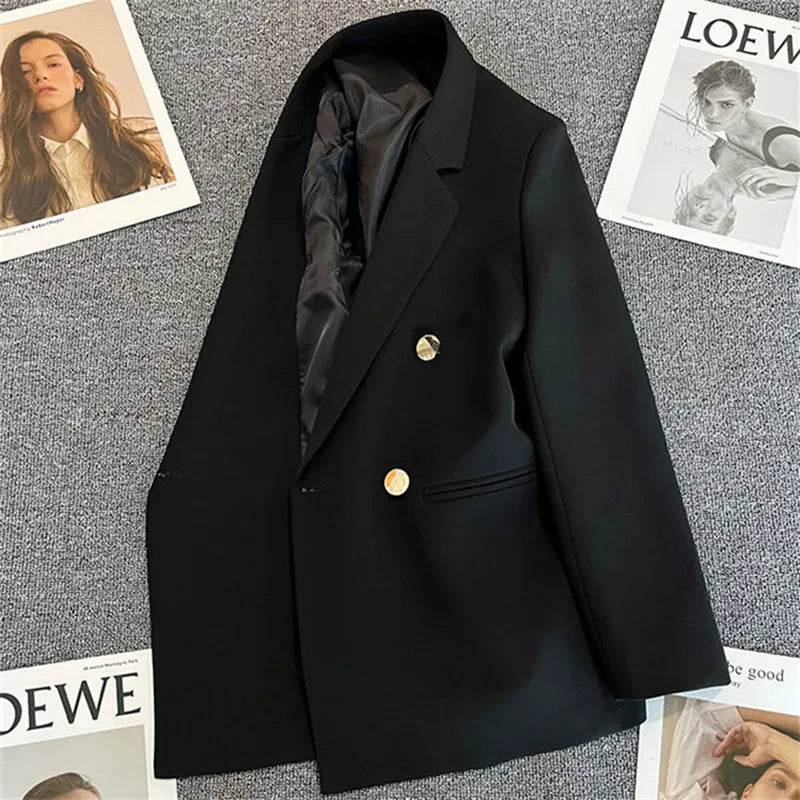 Women's Casual  Jaet Coat 22 Colors Small Suit Outerwear Long Sve Commute Sle Pure Color Spring Season