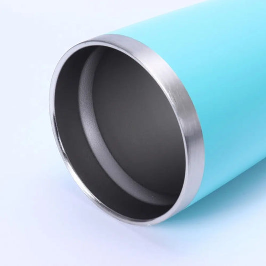 20oz Capacity Travel Insulated Tumbler Double-Walled with Lid Stainless Steel Thermal Mug Vacuum Insulated Leak Proof
